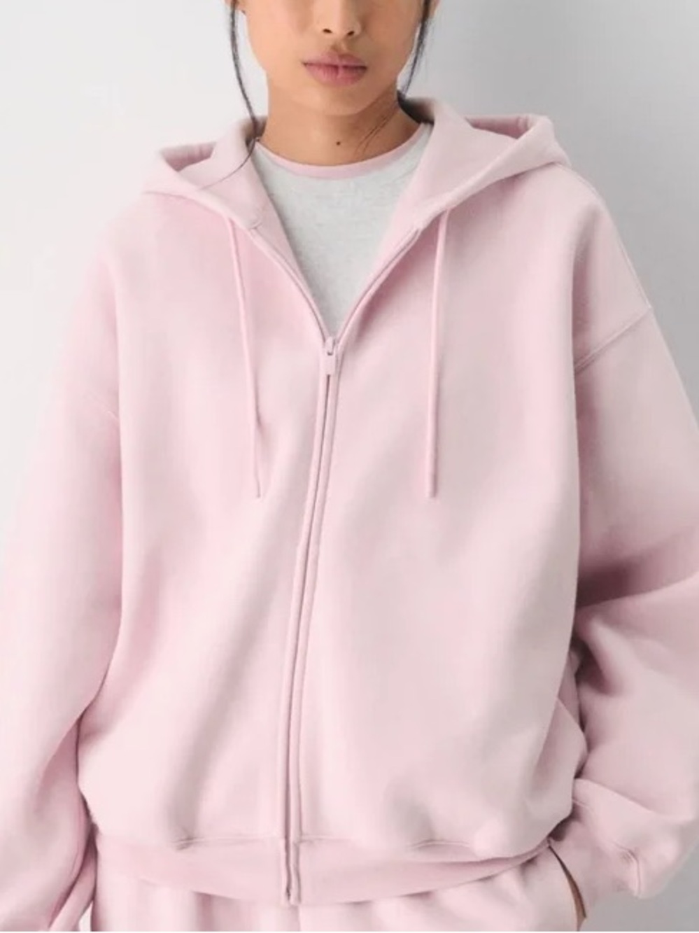 Aritzia Cozy Fleece Mega Zip Hoodie